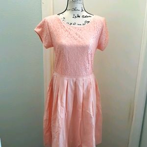 NWT Divine Mode Tees peach dress size 11